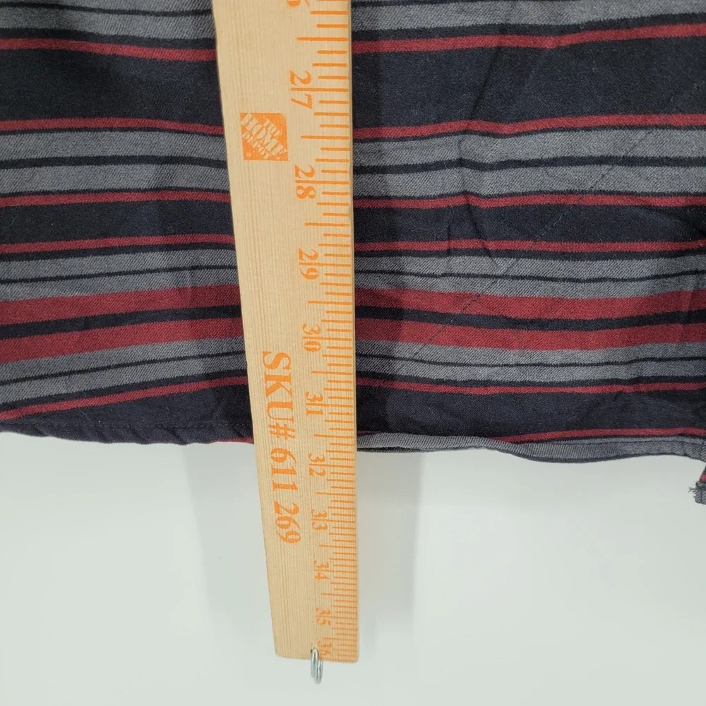 Duluth Trading Alaskan Hardgear Boars Nest Flannel Shirt Mens 2XL Red Gray 53800